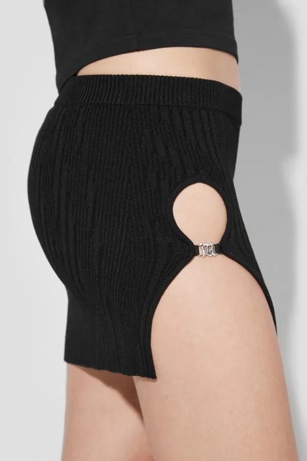 Knitwear Women MISBHV Seamless Knitted Mini Skirt Black