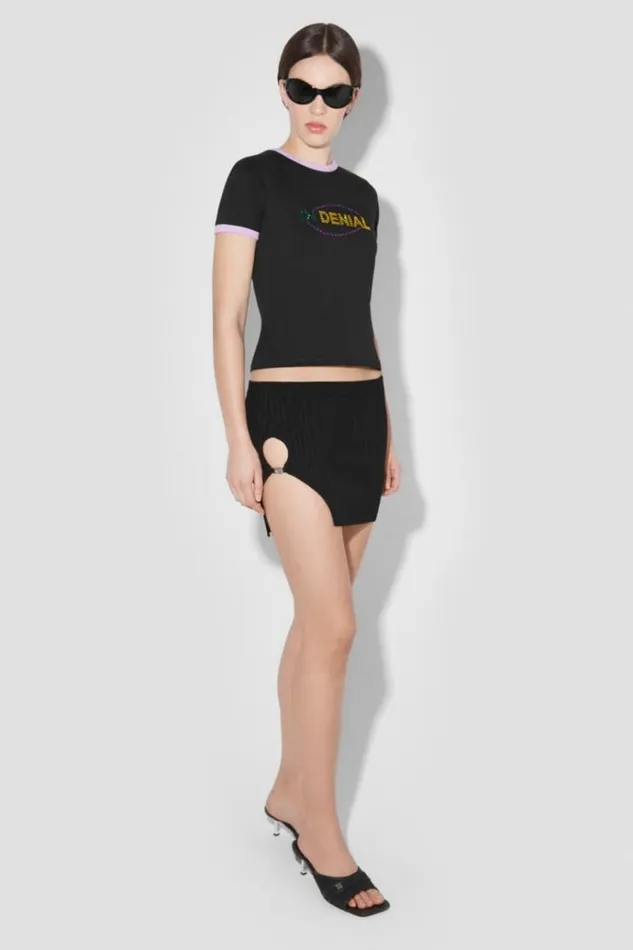 Knitwear Women MISBHV Seamless Knitted Mini Skirt Black