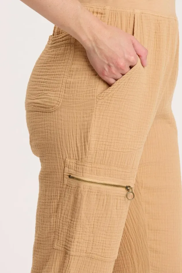 Landry Slim Pant Warm Butterscotch Clothing XCVI Pants