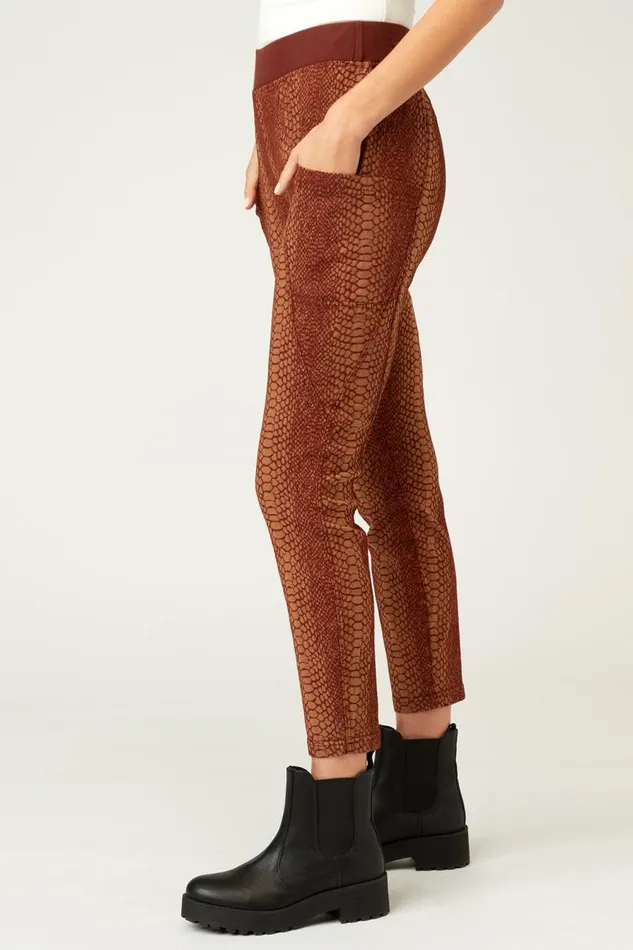 Lansdown Legging Dark Nubuck Clothing XCVI Leggings