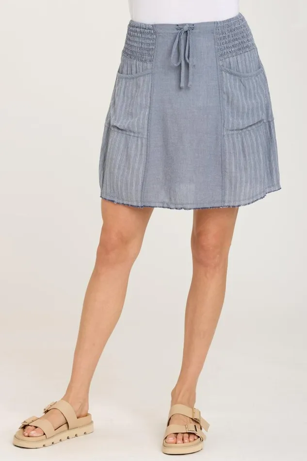 Launie Skirt Indigo Clothing XCVI Skirts