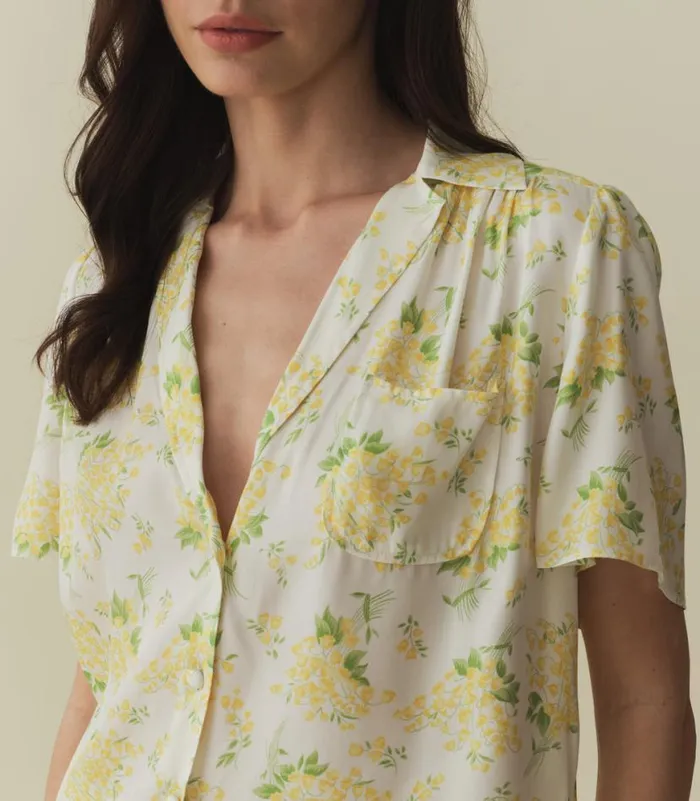 LAYLA TOP Salt May Bell Floral Shop DEN Tops