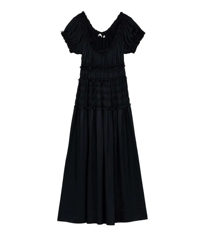 LEANNE DRESS Navy Shop DEN Dresses
