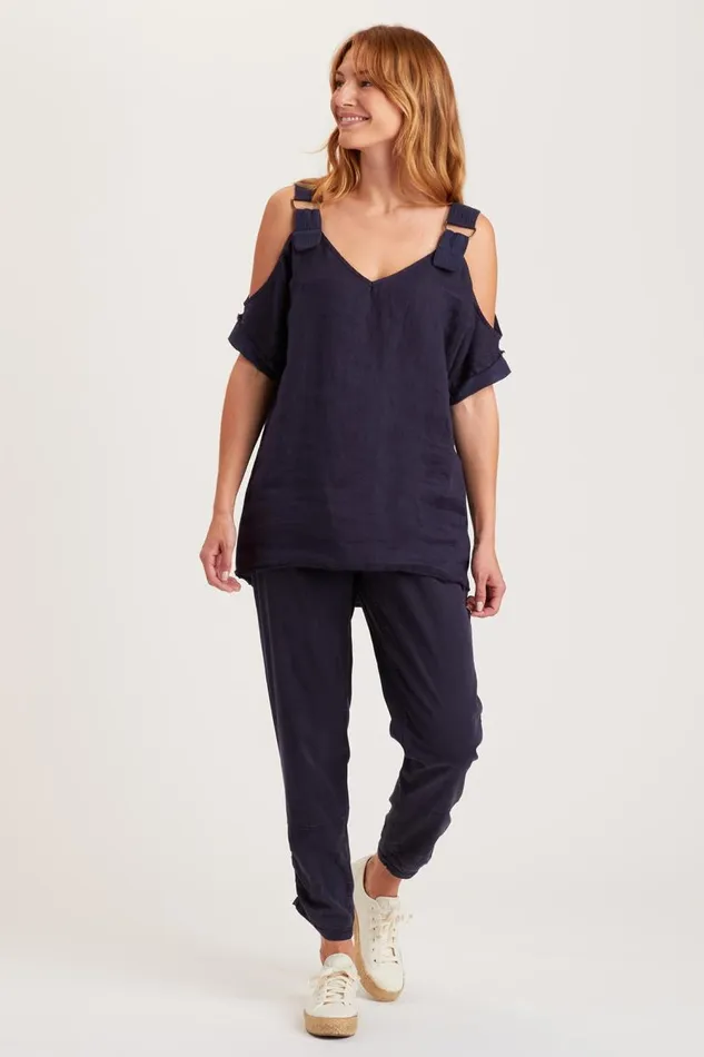Leanne Pant Navy Clothing XCVI Pants