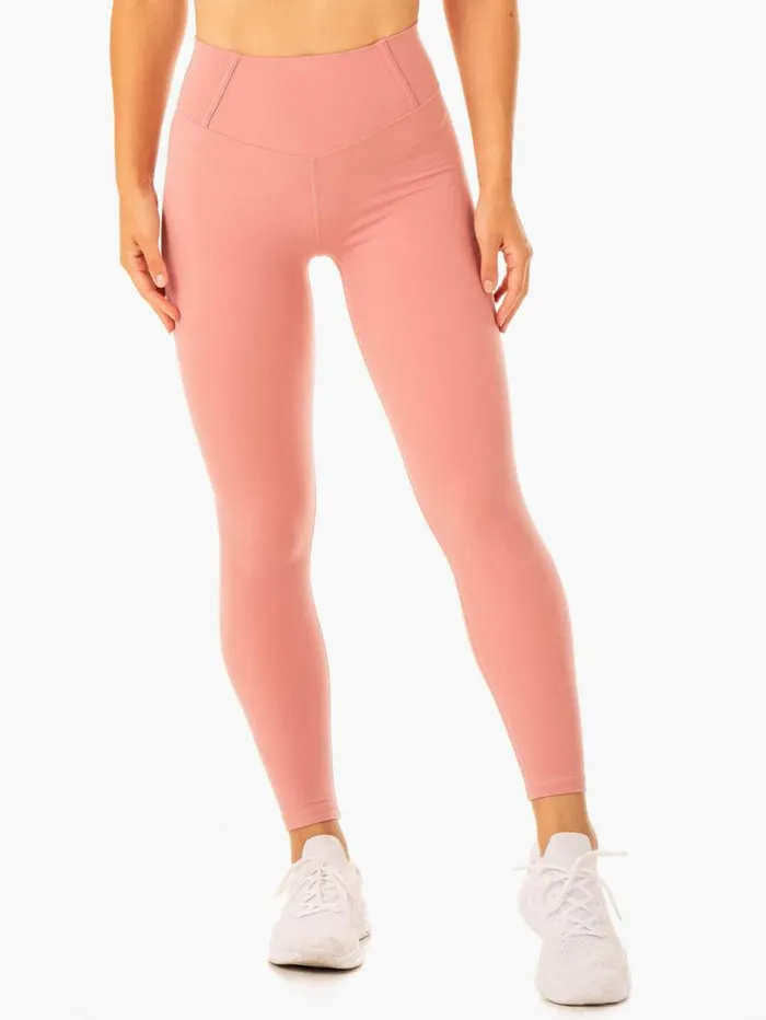 Leggings Womens Ryderwear Form Scrunch Bum Leggings Dusty Pink