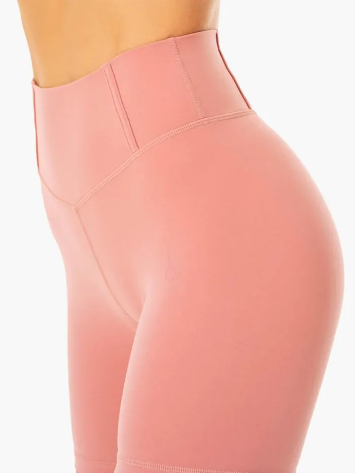 Leggings Womens Ryderwear Form Scrunch Bum Leggings Dusty Pink