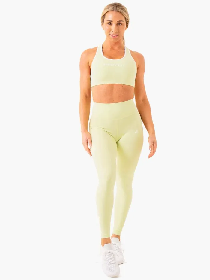 Leggings Womens Ryderwear Frequency High Waisted Leggings Mint