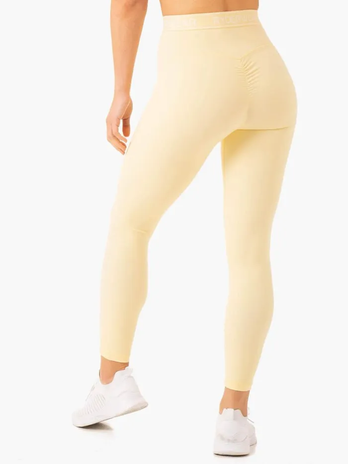 Leggings Womens Ryderwear Level Up High Waisted Scrunch Leggings Butter