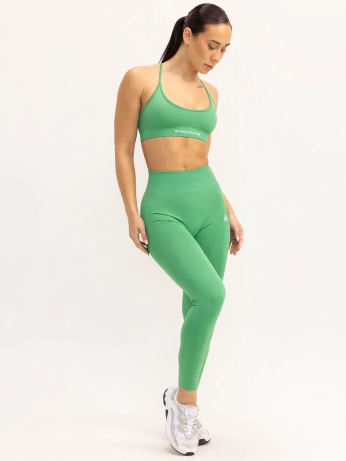 Leggings Womens Ryderwear Lift 20 BBL Seamless Leggings Apple Green