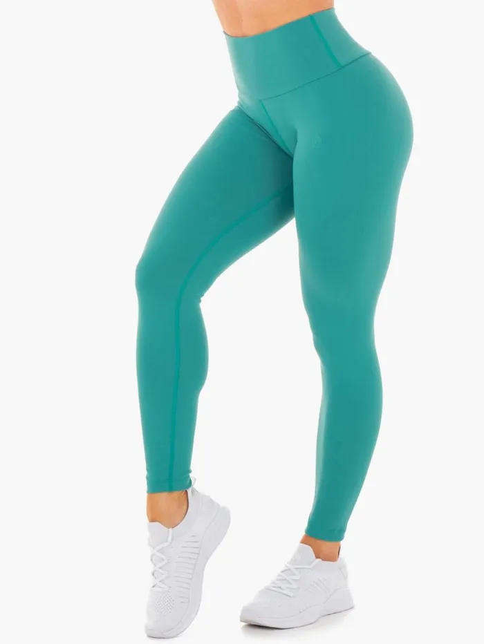 Leggings Womens Ryderwear Motion High Waisted Leggings Teal