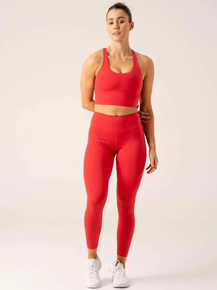 Leggings Womens Ryderwear NKD Arch Leggings Red