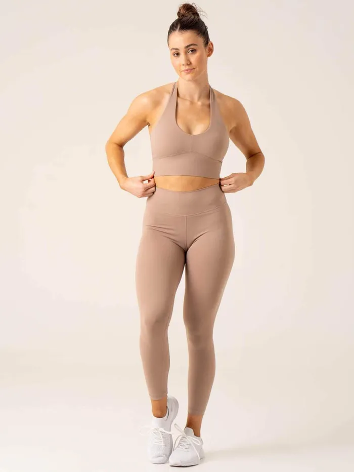 Leggings Womens Ryderwear NKD Arch Leggings Taupe