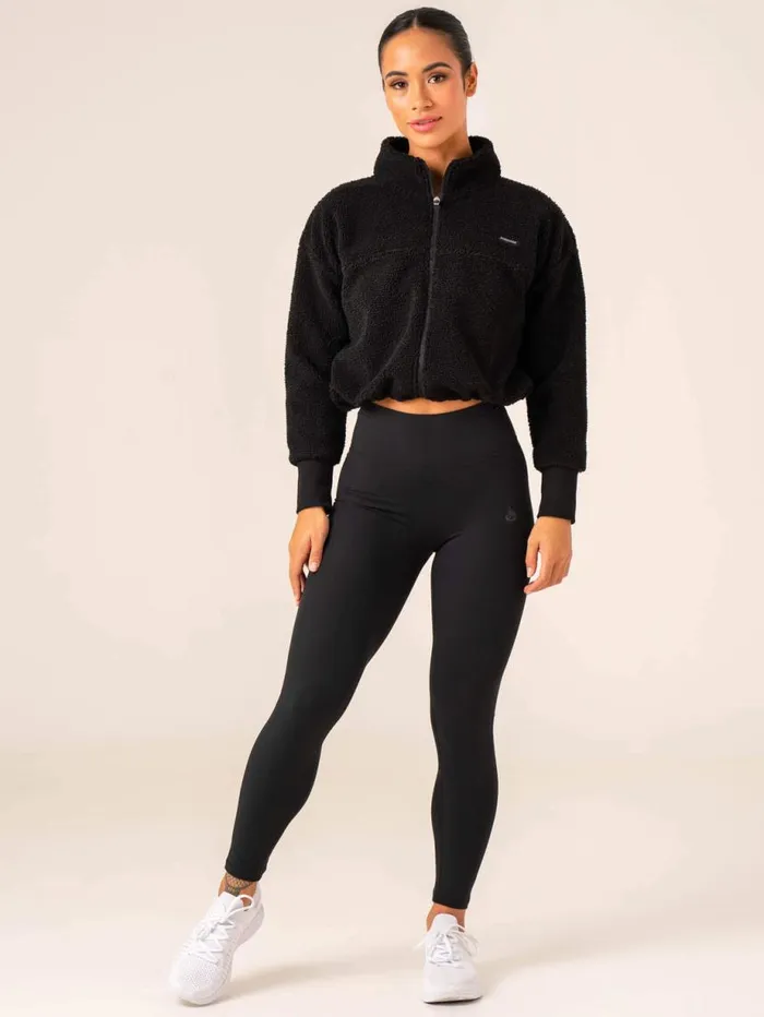 Leggings Womens Ryderwear NKD High Waisted Scrunch Leggings Black