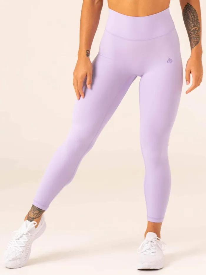 Leggings Womens Ryderwear NKD High Waisted Scrunch Leggings Lavender