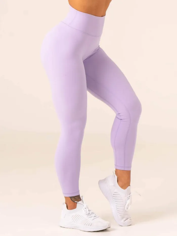 Leggings Womens Ryderwear NKD High Waisted Scrunch Leggings Lavender