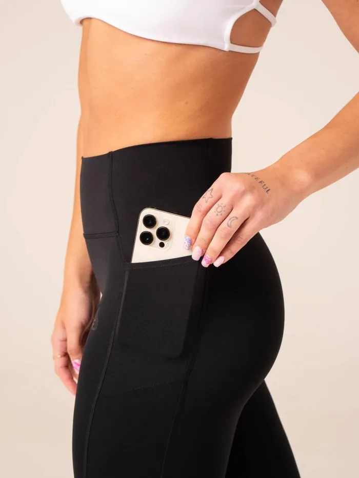Leggings Womens Ryderwear NKD Pocket Leggings Black