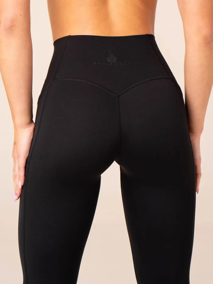 Leggings Womens Ryderwear NKD Pocket Leggings Black