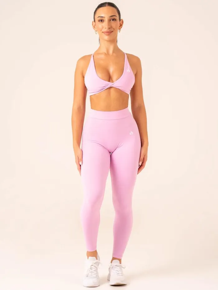 Leggings Womens Ryderwear NKD V Scrunch Leggings Candy Pink