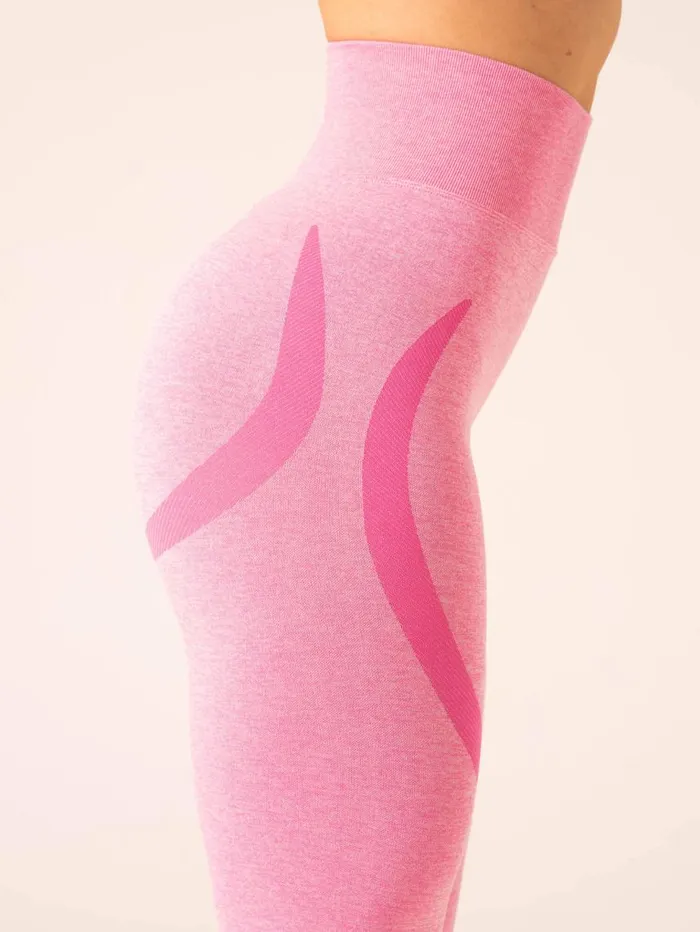 Leggings Womens Ryderwear Sculpt Seamless Leggings Bright Pink
