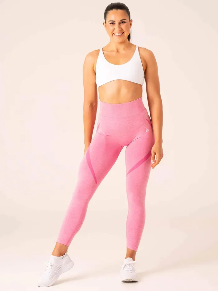 Leggings Womens Ryderwear Sculpt Seamless Leggings Bright Pink