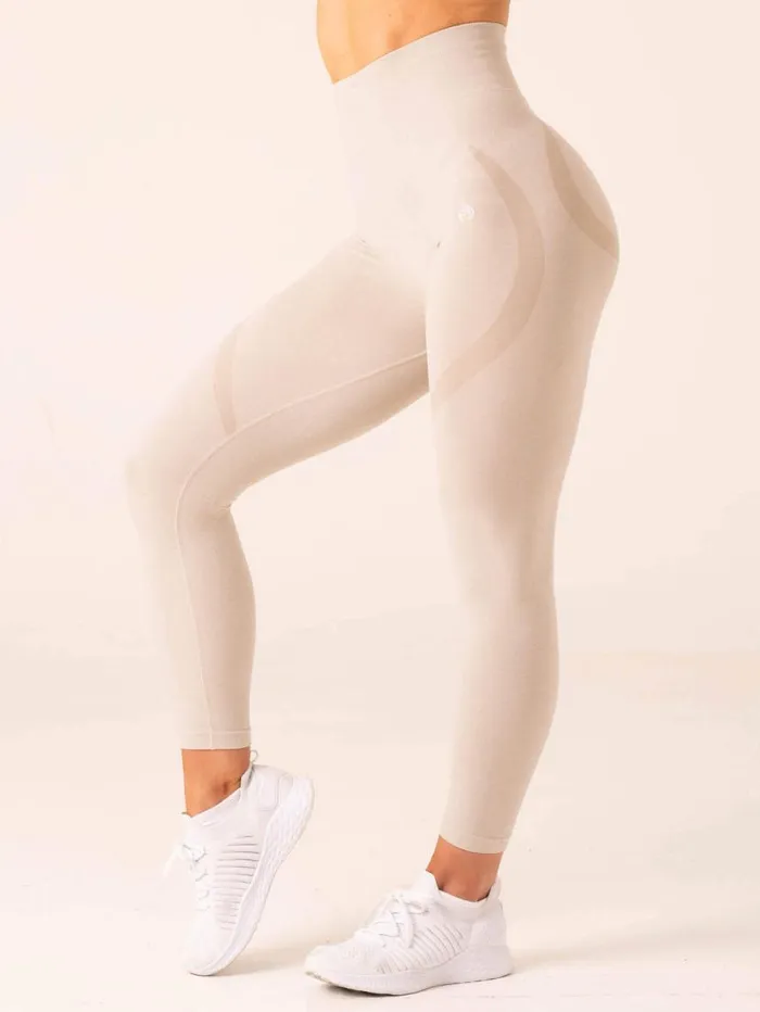 Leggings Womens Ryderwear Sculpt Seamless Leggings Stone Marl