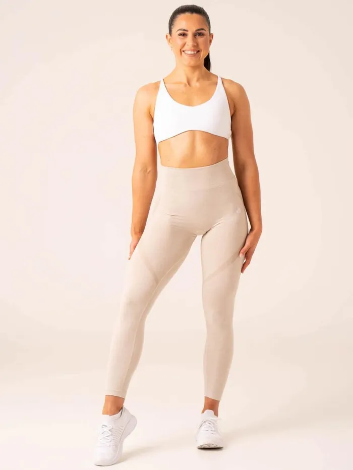 Leggings Womens Ryderwear Sculpt Seamless Leggings Stone Marl