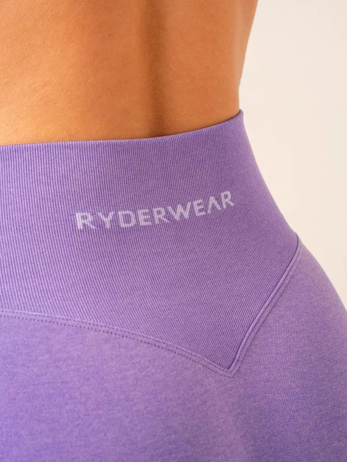 Leggings Womens Ryderwear Sculpt Seamless Leggings Violet Marl