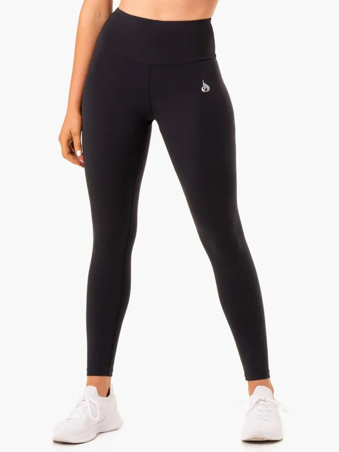 Leggings Womens Ryderwear Staples Scrunch Bum Leggings Black