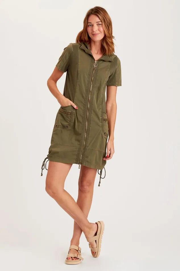 Lenchen Jacket Dress Kombu Pigment Clothing XCVI Dresses