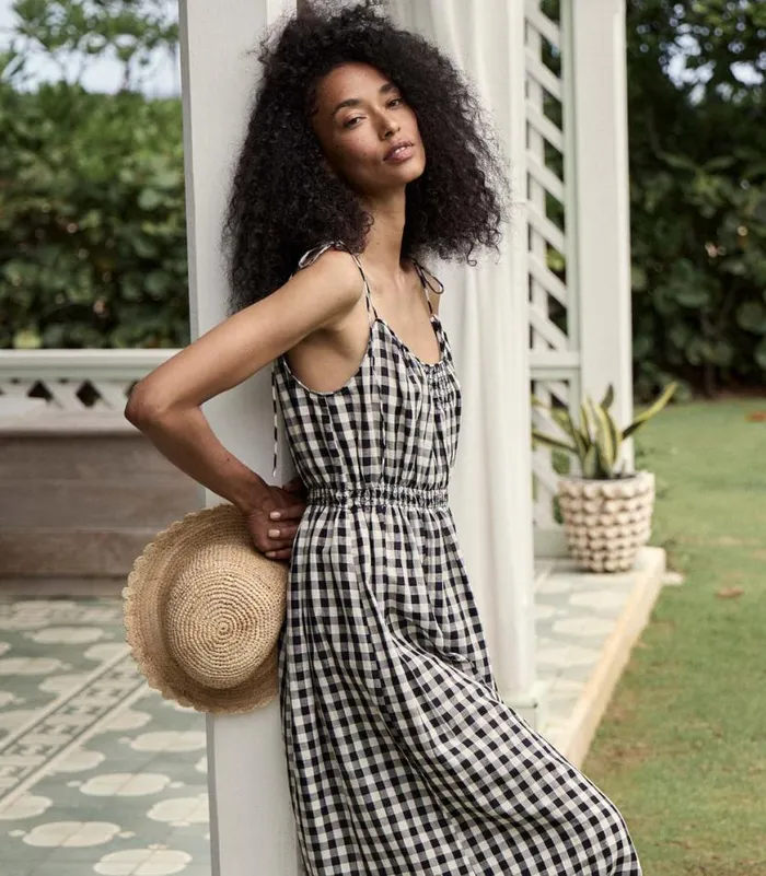 LESLIE DRESS Marilyn Gingham Shop DEN Dresses