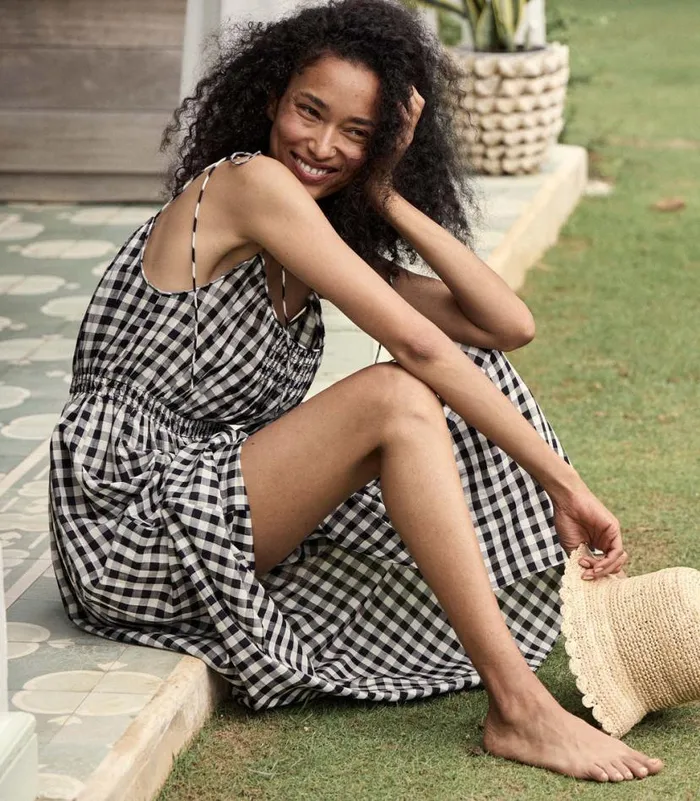 LESLIE DRESS Marilyn Gingham Shop DEN Dresses