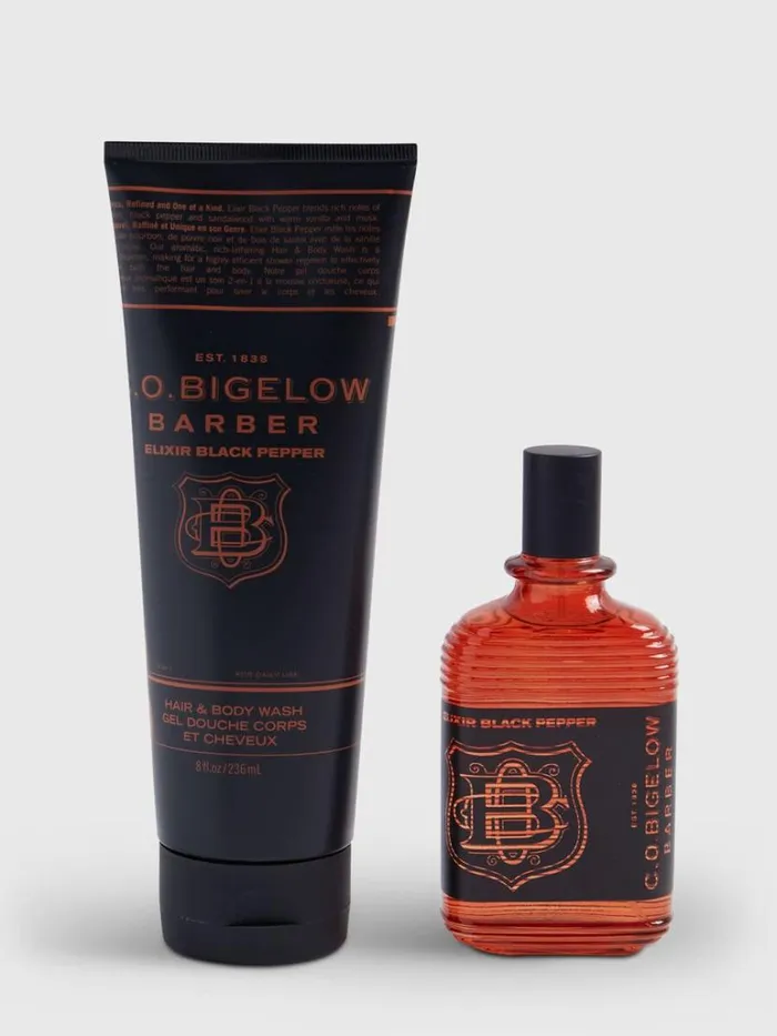 Lifestyle Mens Paul Stuart CO Bigelow Black Pepper Duo Apothecary Box White