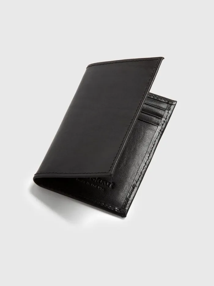 Lifestyle Mens Paul Stuart Vachetta Leather Card Case Black Lifestyle Mens Paul Stuart Vachetta Leather Card Case Black