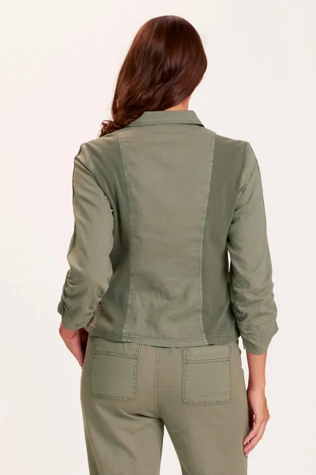 Linen Folksy Jacket Hillside Pigment Clothing XCVI Jackets