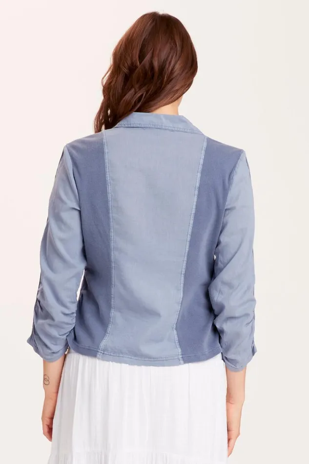 Linen Folksy Jacket Riverdale Pigment Clothing XCVI Jackets