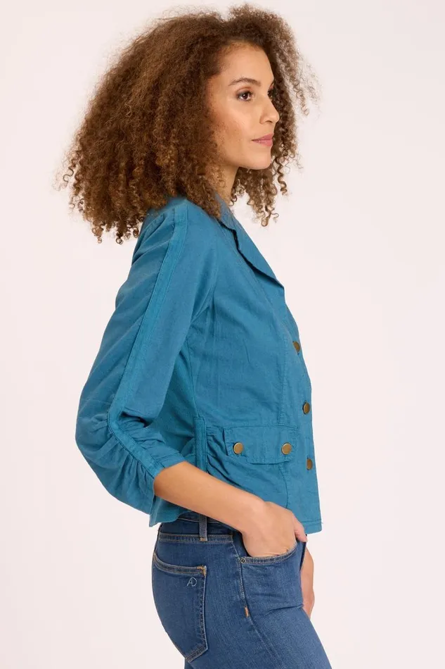 Linen Folksy Jacket Safe Harbor Clothing XCVI Jackets