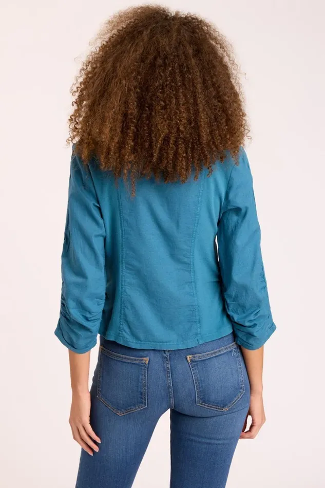 Linen Folksy Jacket Safe Harbor Clothing XCVI Jackets
