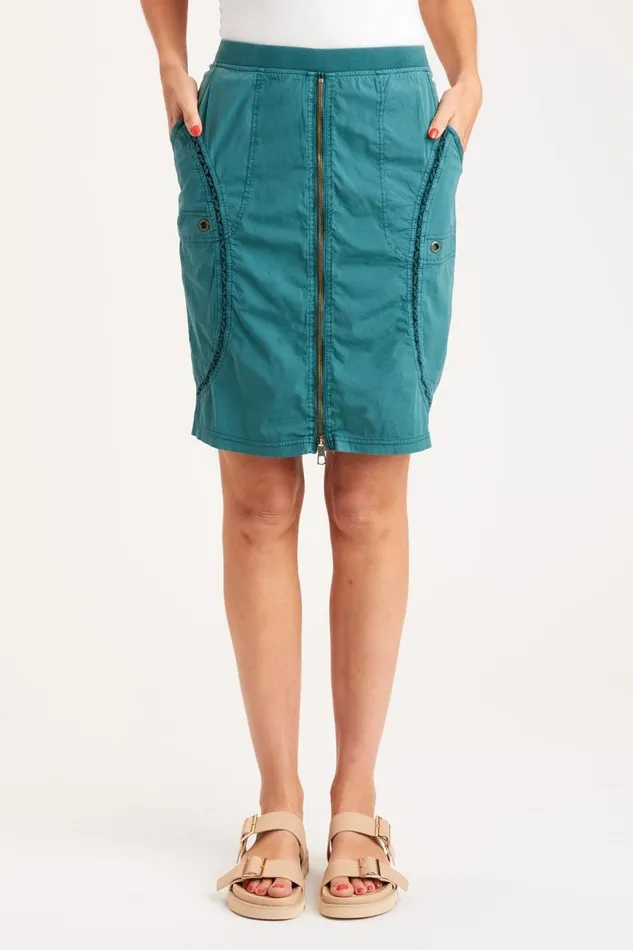 Livie Skirt Vintage Teal Pigment Clothing XCVI Skirts