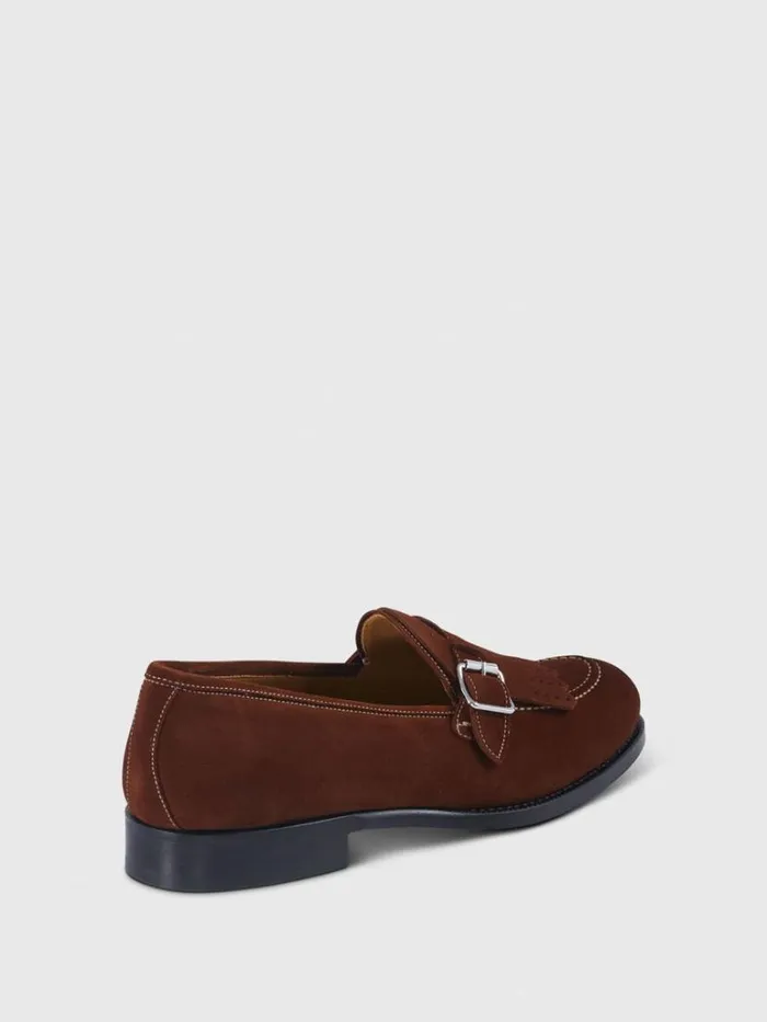 Loafers Mens Paul Stuart Bastion Suede Loafer Brown