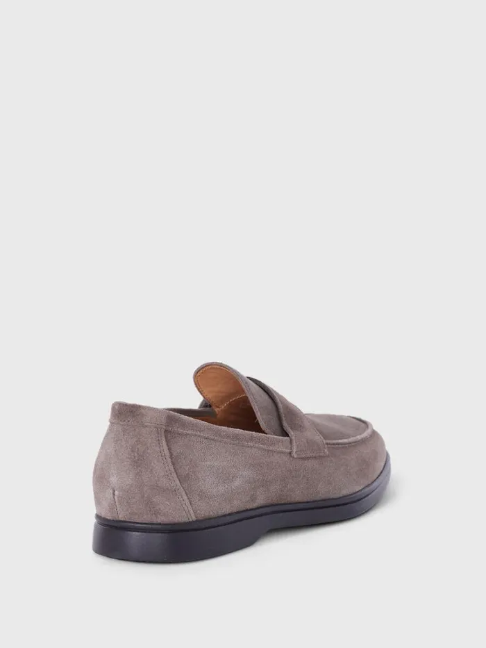 Loafers Mens Paul Stuart Hugo Suede Penny Loafer Cognac