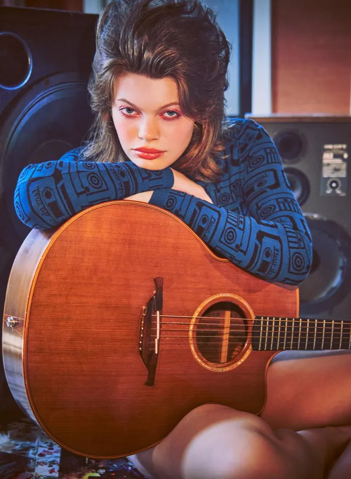 Long Sleeve Clothing Fleur Du Mal Boombox Knit Sweater Jazz Blue