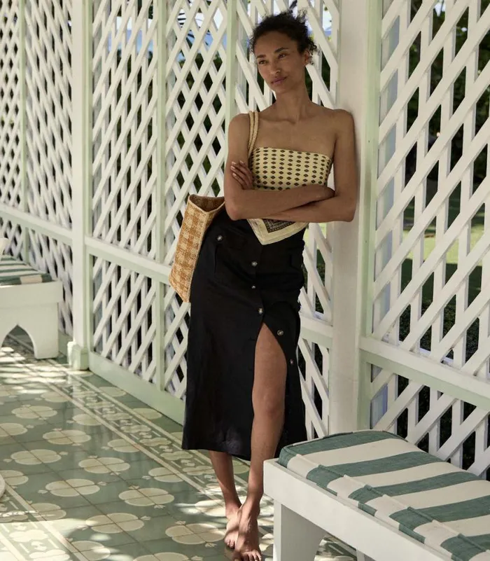 LOURDES SKIRT Black Shop DEN Skirts