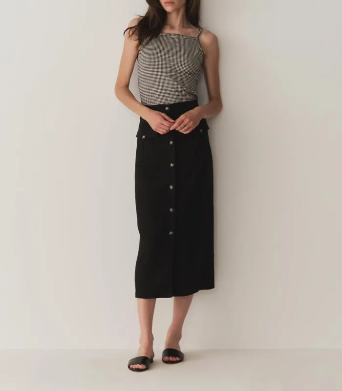 LOURDES SKIRT Black Shop DEN Skirts