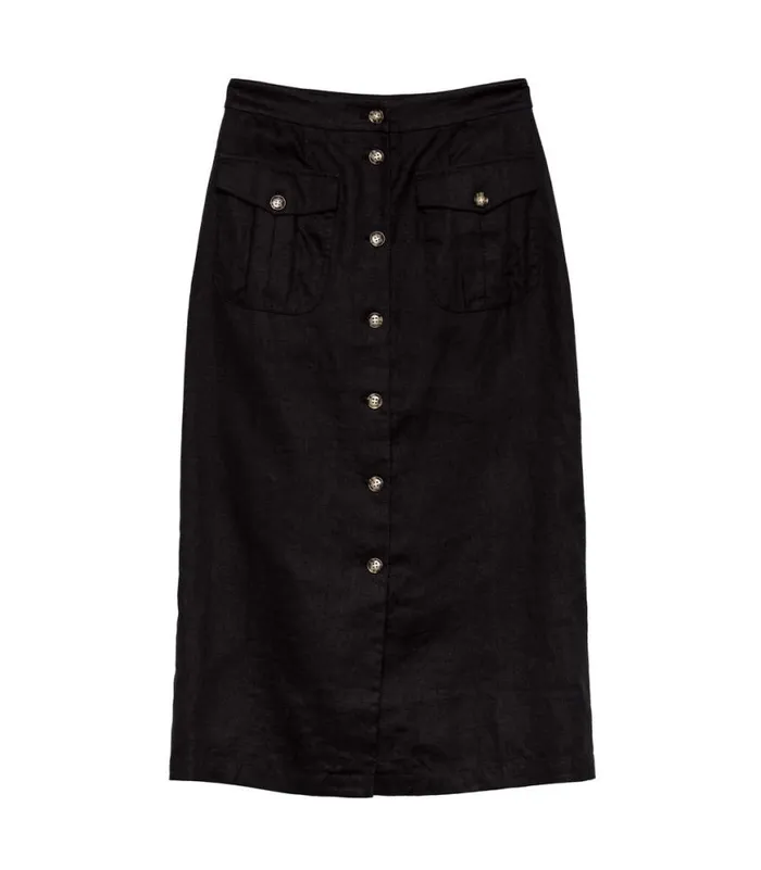 LOURDES SKIRT Black Shop DEN Skirts