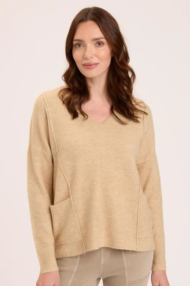 Lucretia Pullover Pale Camel Clothing XCVI Sweaters