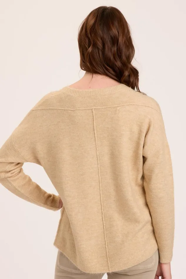 Lucretia Pullover Pale Camel Clothing XCVI Sweaters