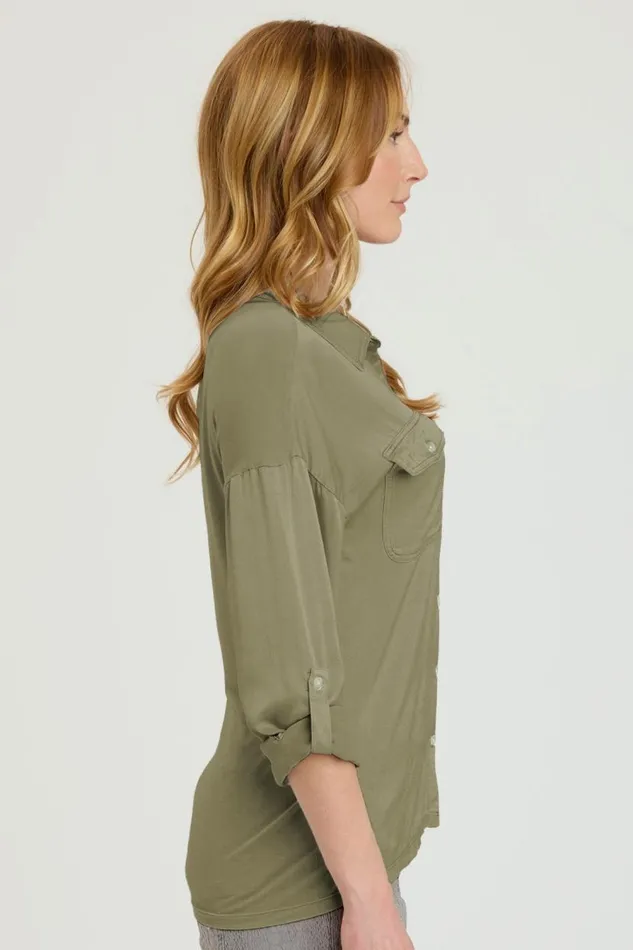 Ludolf ButtonUp Hillside Pigment Clothing XCVI ShirtsBlouses