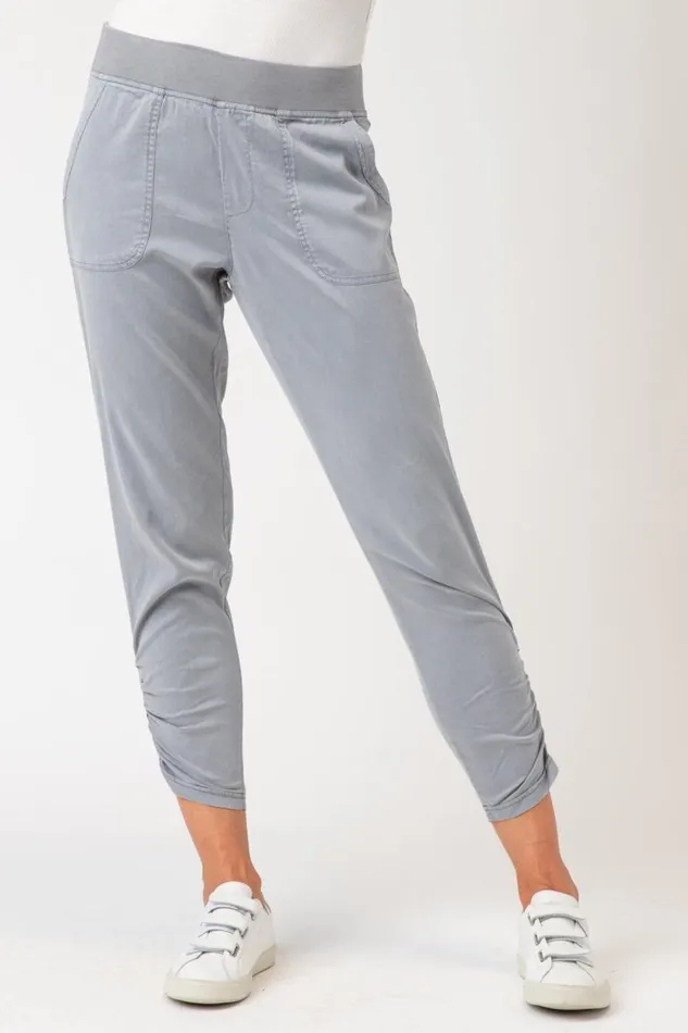 Lyan Slim Pant Quarry Pigment Clothing XCVI Pants