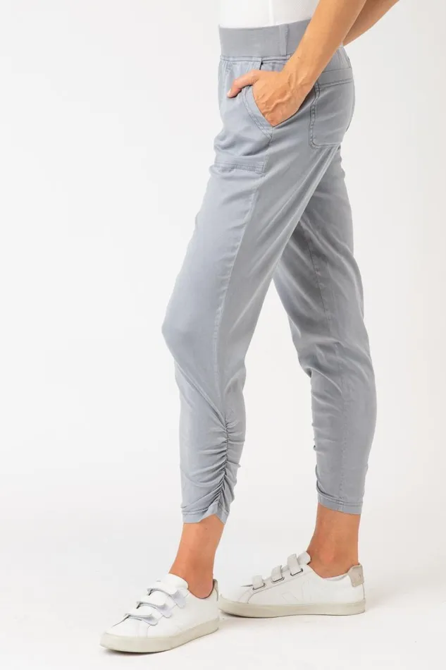 Lyan Slim Pant Quarry Pigment Clothing XCVI Pants