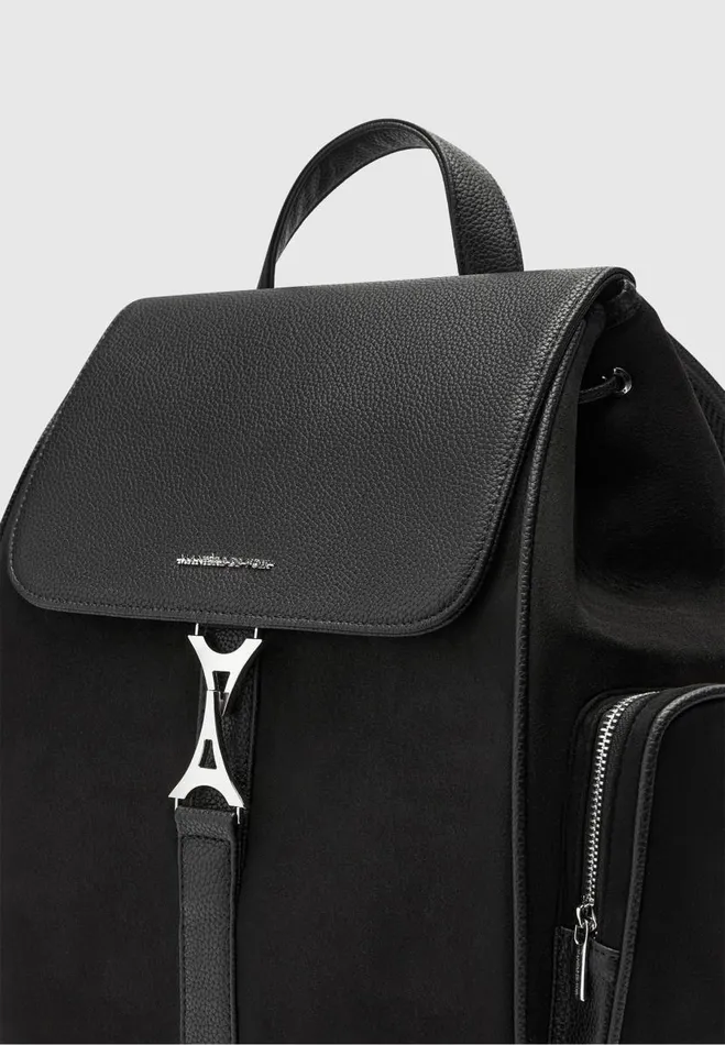 Manire De Voir Bags Manire De Voir Man Eiffel Clasp Backpack 8211 Black